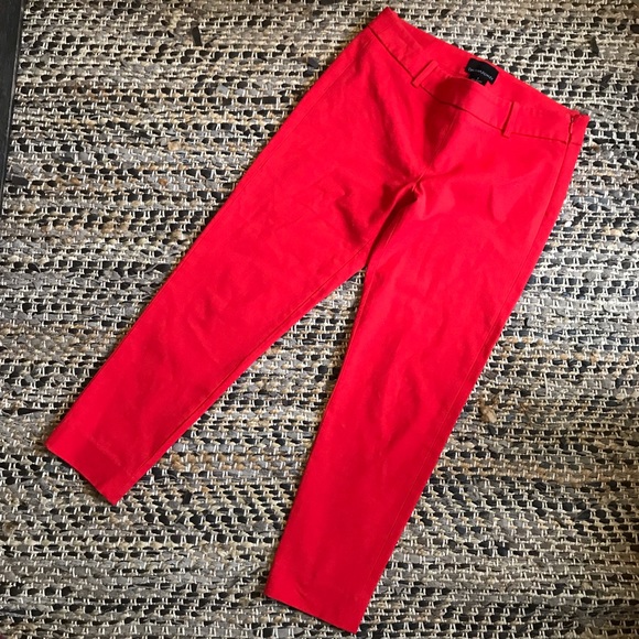 Anthro Cynthia Rowley Red Trouser Pants - Picture 2 of 5